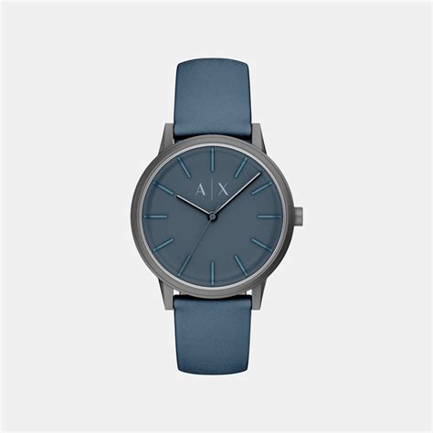 Armani Exchange Men Blue Leather Watch AX2767 – Just In Time