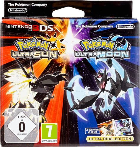Nintendo Pokémon Ultra Sun and Ultra Moon Dual Fan Edition, 3DS ...