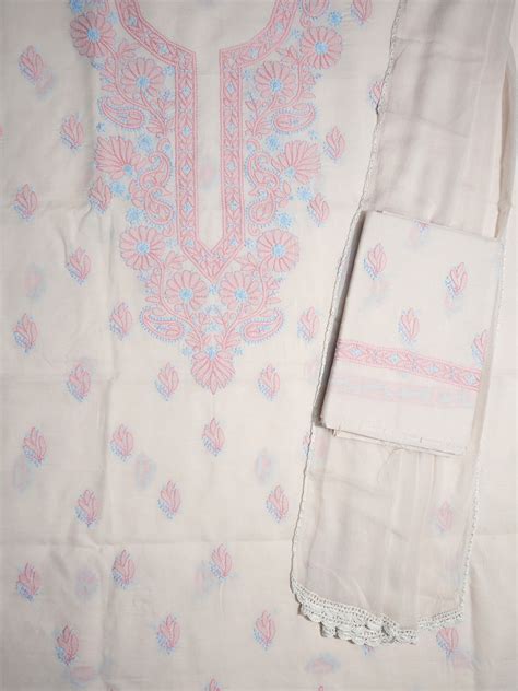 Women Chikankari Dress Material – Paramount Chikan