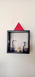 ExclusiveLane Meenakari Royal Blue Swan Set Handenamelled in Metal ...