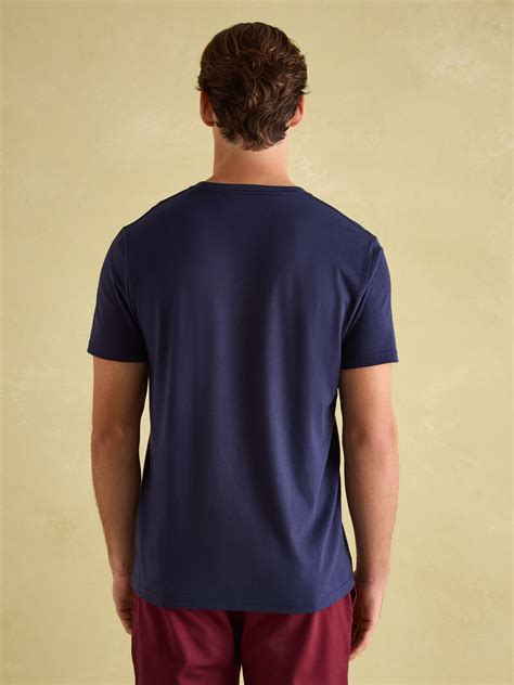 Everyday Navy Blue Crew Neck T-Shirt | Joules