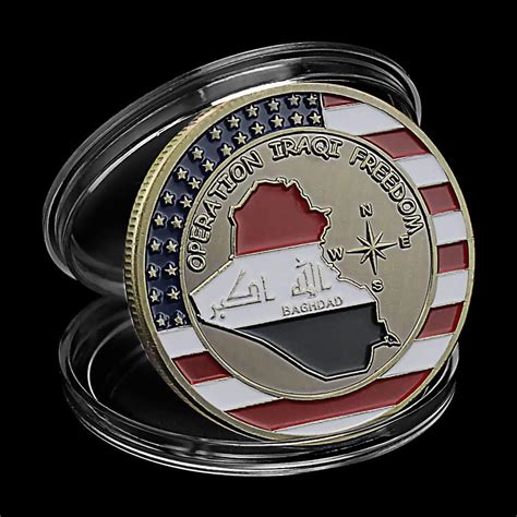 Buy NIUBB United States Operation Iraqi Freedom Challenge Coin Copper ...