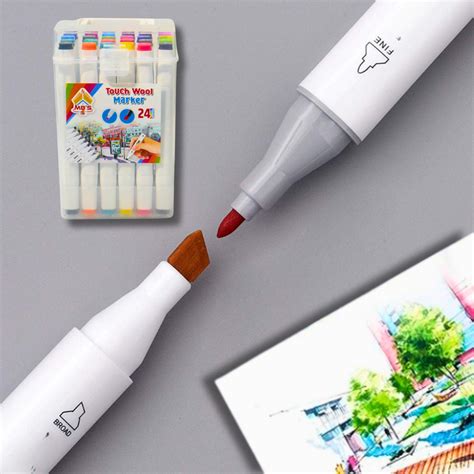 Touch Wool Marker – 24 PCS Set | KidsBestie – Kids Bestie