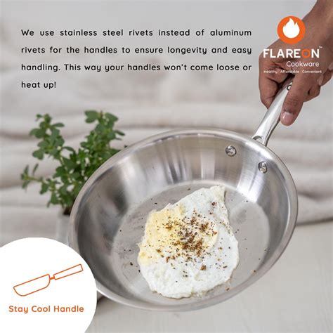 FlareOn Tri-Ply SS FRY Pan - 22 CM – FlareOn BBQ
