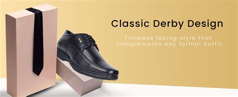 Buy Liberty Fortune HOL-131E Formal Lacing Derby Shoes for Men with PVC ...