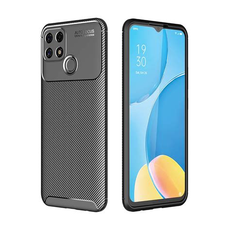 CELZO Rugged Back Cover for Oppo A15s (Silicone,Black) : Amazon.in ...