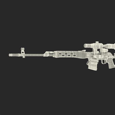 3D model Dragunov Sniper Rifle SVD | 3D Molier International