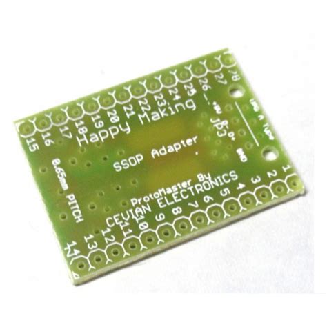 Buy SSOP Adapter 28 Pin - Surface Mount Chip Adapter online At HUBTRONICS