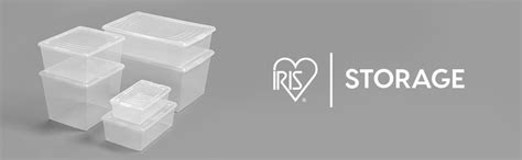 IRIS 64 Quart Modular Storage Box, Clear : Amazon.in: Home & Kitchen
