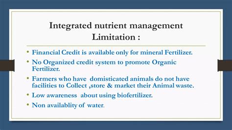 Integrated Nutrient Management