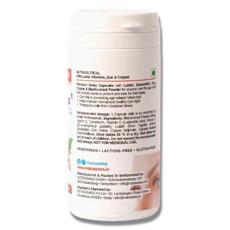 Nutraswiss VisionPlus, 100 Capsules Price, Uses, Side Effects ...