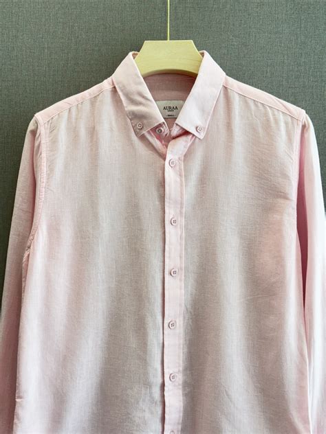 Auraa Luxe Linen Shirt - Blush Pink – AURAA LOOKS