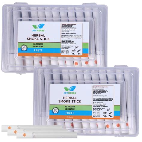Buy JOYHERBS Herbals Frutta Flavour Cigarette, Tobacco and Nicotine ...