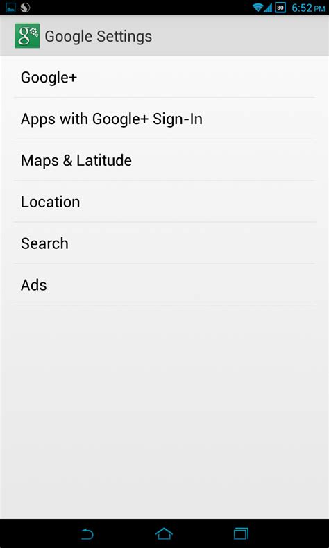 Play.Google.com Settings 的图像结果
