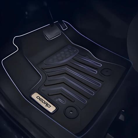 OEDRO Floor Mats for 2008-2021 Nissan Frontier Crew Cab,Black TPE All ...