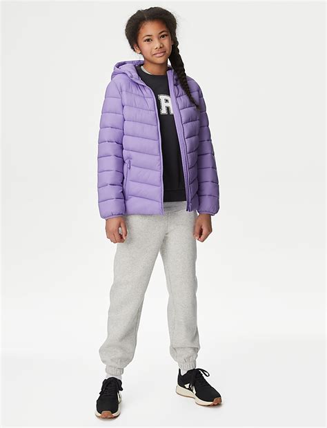 Buy Lightweight Hooded Padded Jacket (6-16 Yrs) at Marks & Spencer