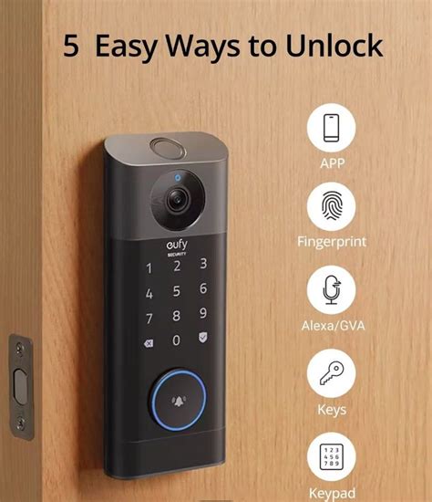 Image result for Keyless Entry Lock with Camera