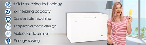 Haier - Single Door Hard Top Deep Freezer HCC 345HC, 319 liters, White ...
