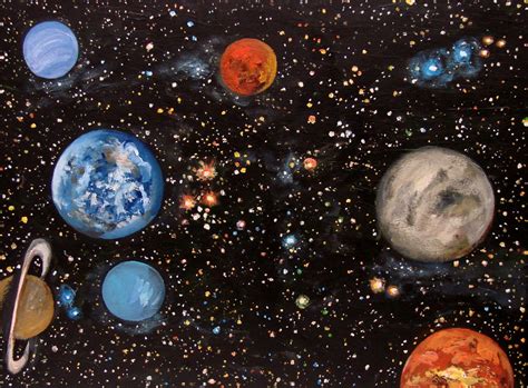 Solar System Painting Kit at Nicholas Warrior blog