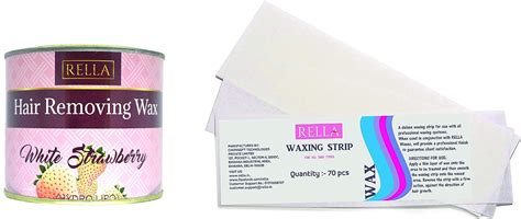 WHITE STRAWBERRY WAX & WAXING STRIPS COMBO : Amazon.in: Health ...