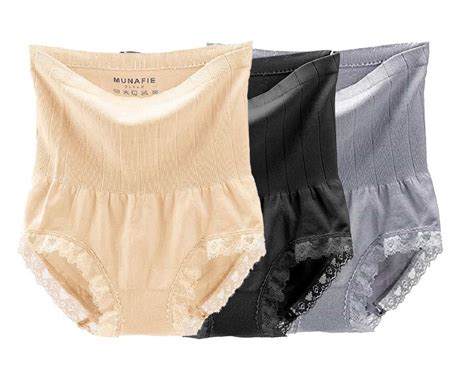 PLUMBURY Women's Seamless High Waist Post Pregnancy Tummy Control Panty ...