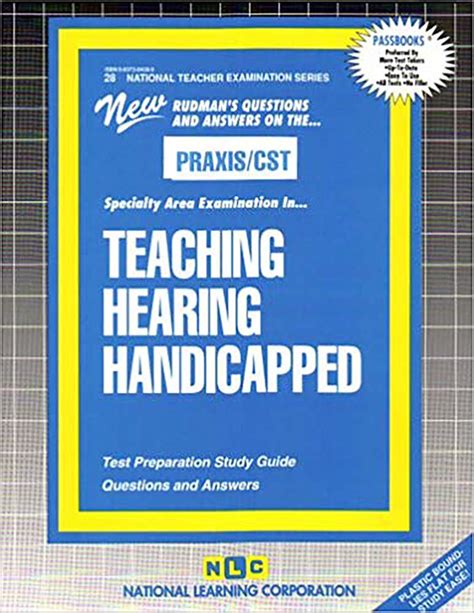TEACHING HEARING HANDICAPPED: Passbooks Study Guide (National Teacher ...