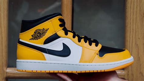 Yellow And Black Jordans