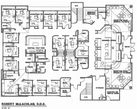 Medical Office Floor Plan - Office Lighting Tips