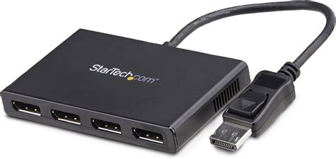 StarTech.com 4 Port DisplayPort MST Hub - DP 1.2 to 4x DP MST Hub ...