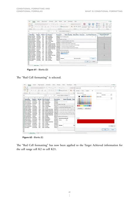 Image result for Examples of Conditional Formatting Formulas