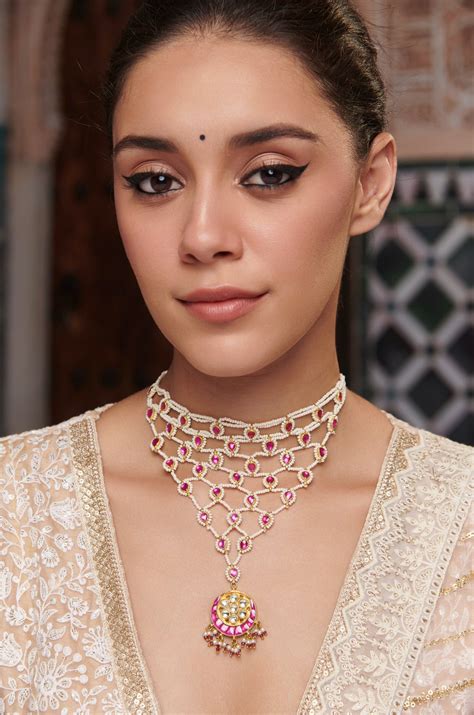 Ismat Pink Pearl Choker Necklace – Paisley Pop Shop
