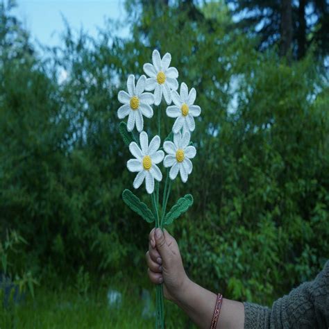 Himalayan Blooms Crochet Daisy Flower | Available on The Mom Store