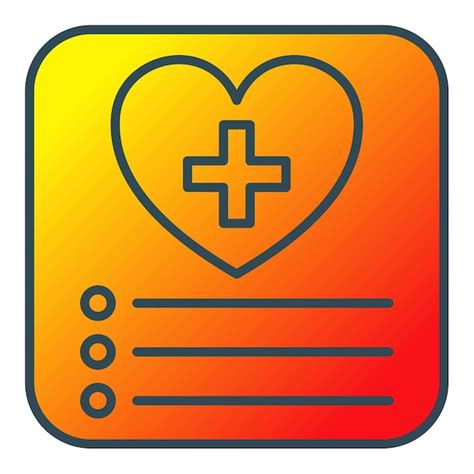 Daily health app icon | Premium Vector
