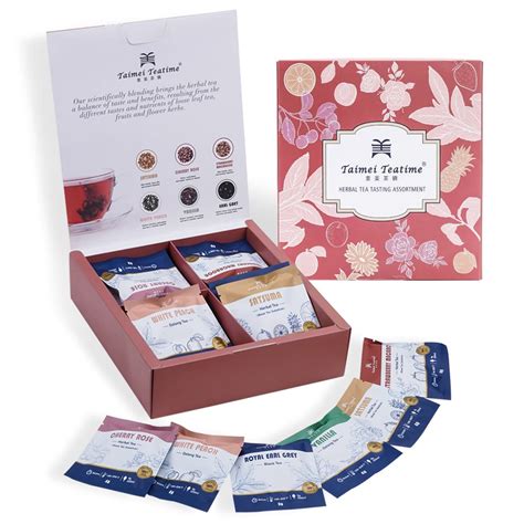 Buy Taimei Teatime Organic Top 6 Favorites Tea Sampler Assortment, High ...
