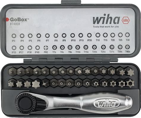 Wiha 74959 32 Piece GoBox Master Torx Bit Set with India | Ubuy