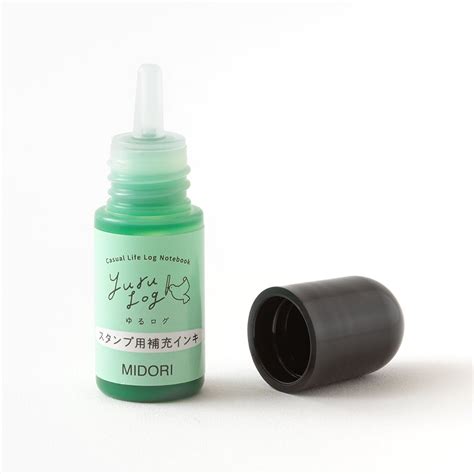 Midori Yuru Log Pre-Inked Stamp Refill Ink - Green – AARCAAI