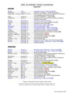 SJSU ACADEMIC YEAR CALENDAR 2022/23* / sjsu-academic-year-calendar-2022 ...