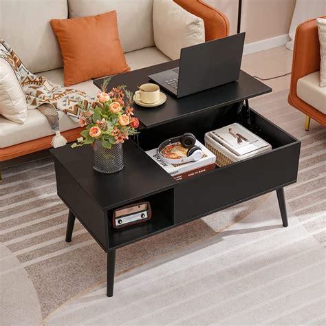 51 Black Coffee Tables for a Chic Living Room Layout