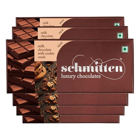 Schmitten Luxury Milk Chocolate Box, Flavor- Cookie Crush, Combo - 6 x ...