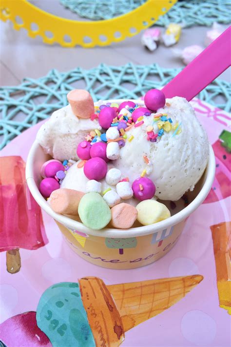 Ice cream party inspiration for a colorful summer treat!