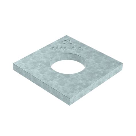 Arruela Quadrada 38x38x18mm - Olivo