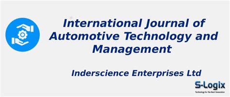 International Journal of Automotive Technology and Management ...