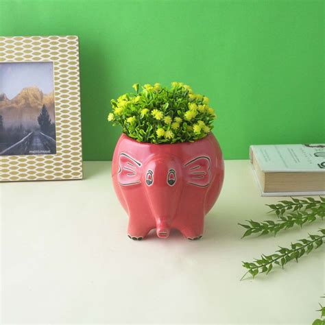 Red Jumbo Cramic Planter – The Decor Mart