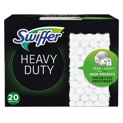Swiffer Sweeper Heavy Duty Dry Sweeping Cloths Microfiber Refill (20 ...