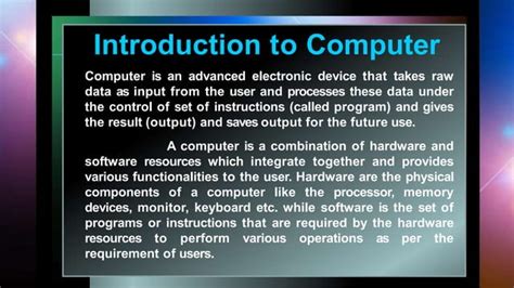 Image result for Introduction to Computer System 11 Presentation