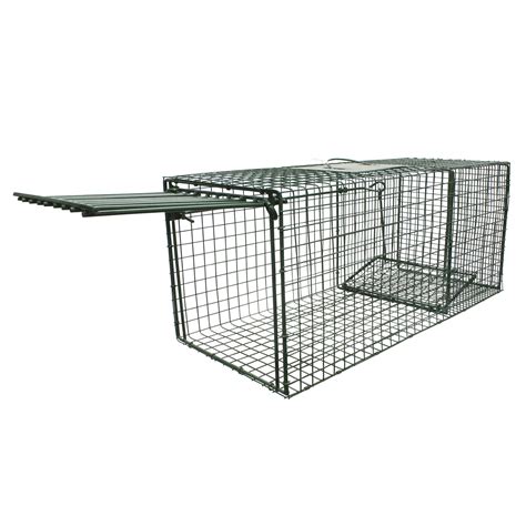 DUKE HEAVY DUTY SINGLE DOOR CAGE TRAP 28x12x12 MODEL # 1112 | Animal ...