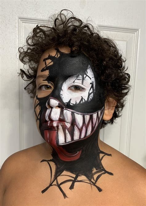 Easy Venom Face Paint