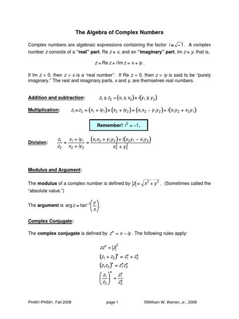 Image result for Complex Numbers Algebra