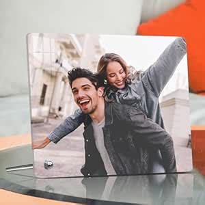 Giftplease Customised Photo Frame Personalized Text With Stand | Table ...