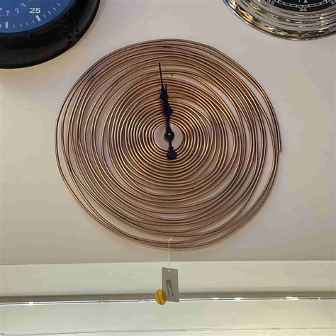 Copper Swirl Wire Clock - Ben Tasker Flooring & Interiors